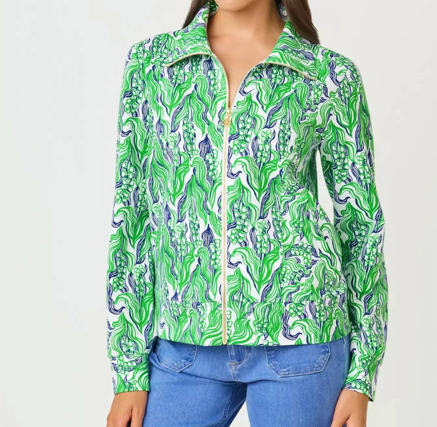 Lilly Pulitzer - Eleni Zip-up Sweatshirt