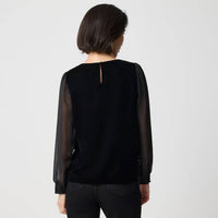 J.Crew - Velvet Puff-sleeve Top