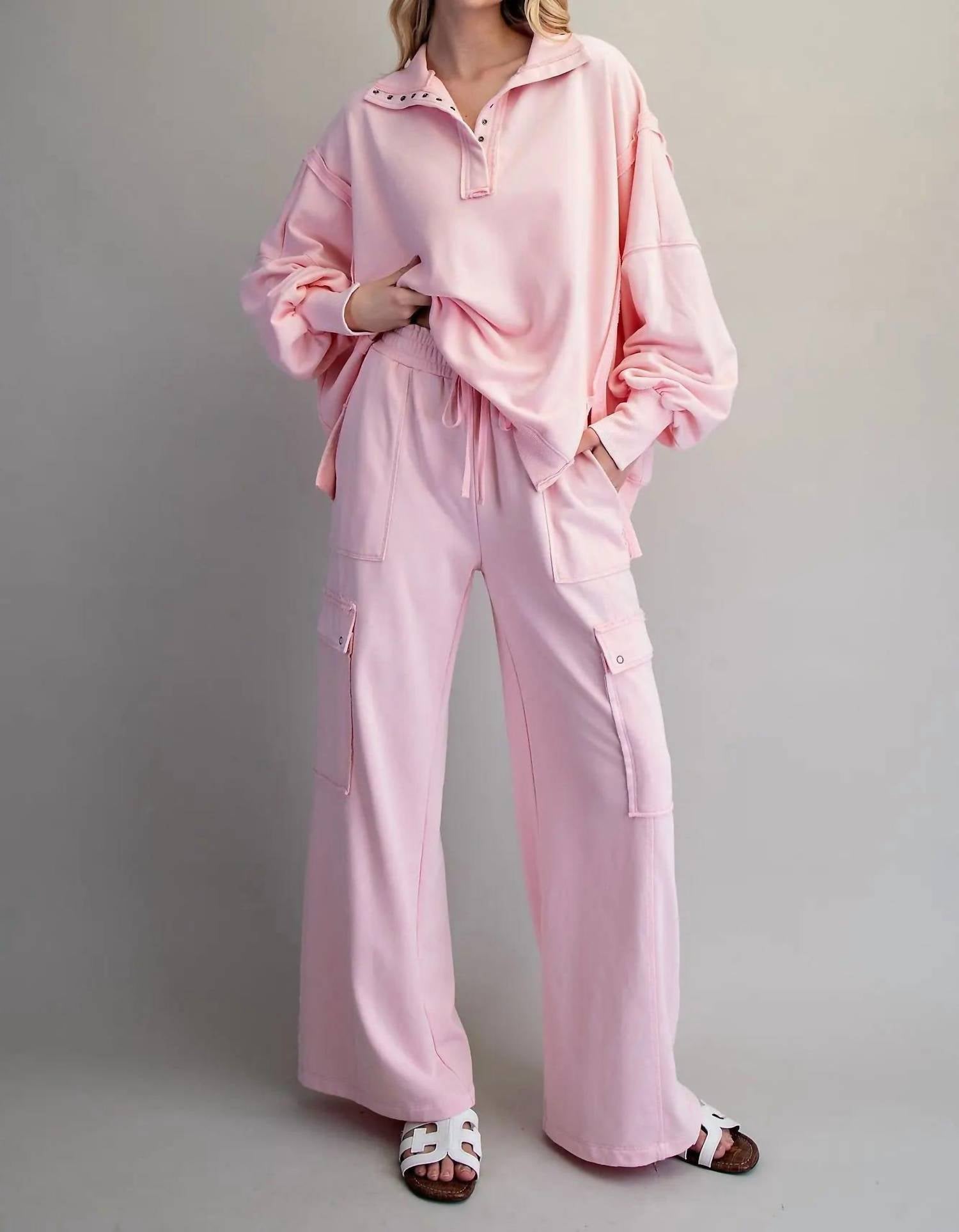 Ee:Some - Lucy Washed Cargo Sweatpants