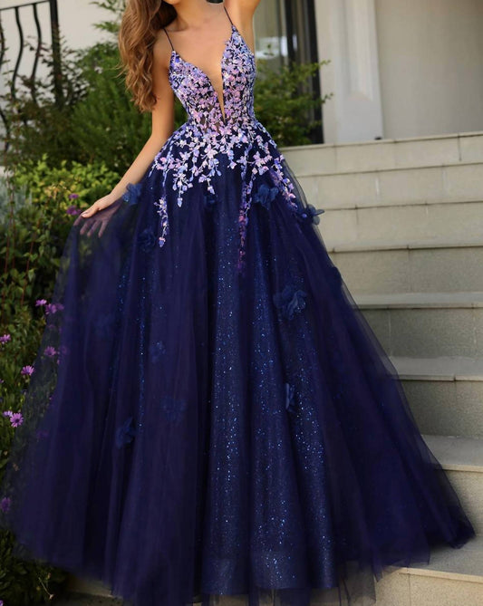 Amarra - Sparkling A-line Prom Dress