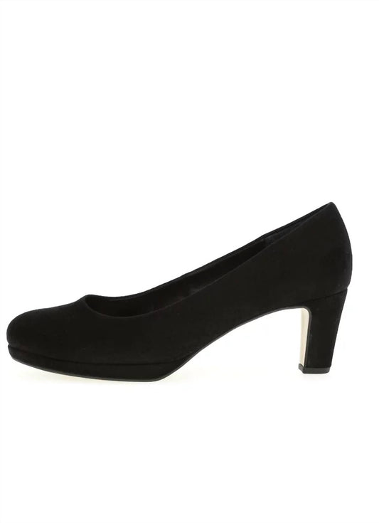 PLATFORM HEELED PUMPS