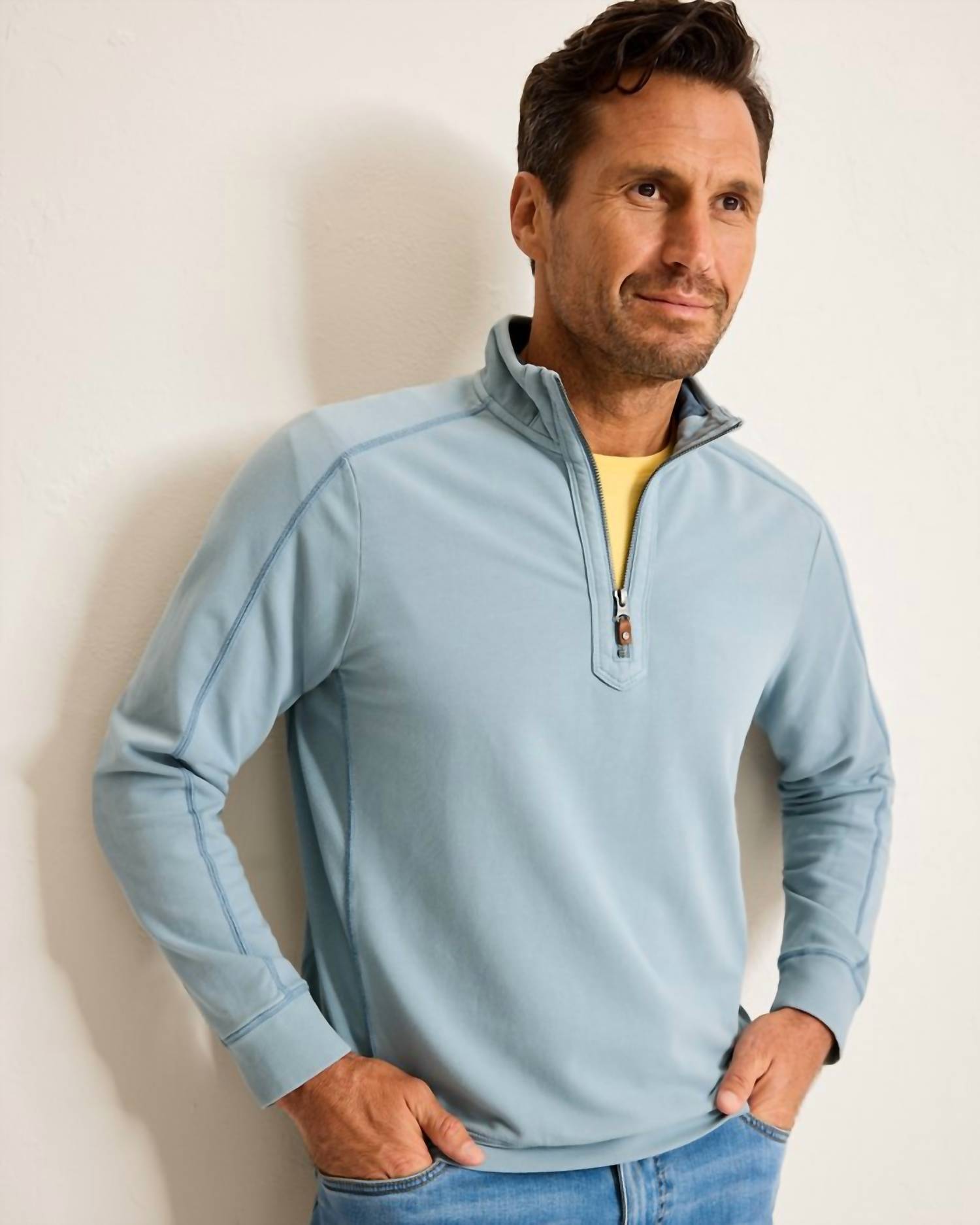 Tommy Bahama - Ben And Terry Half Zip Sweatshirt