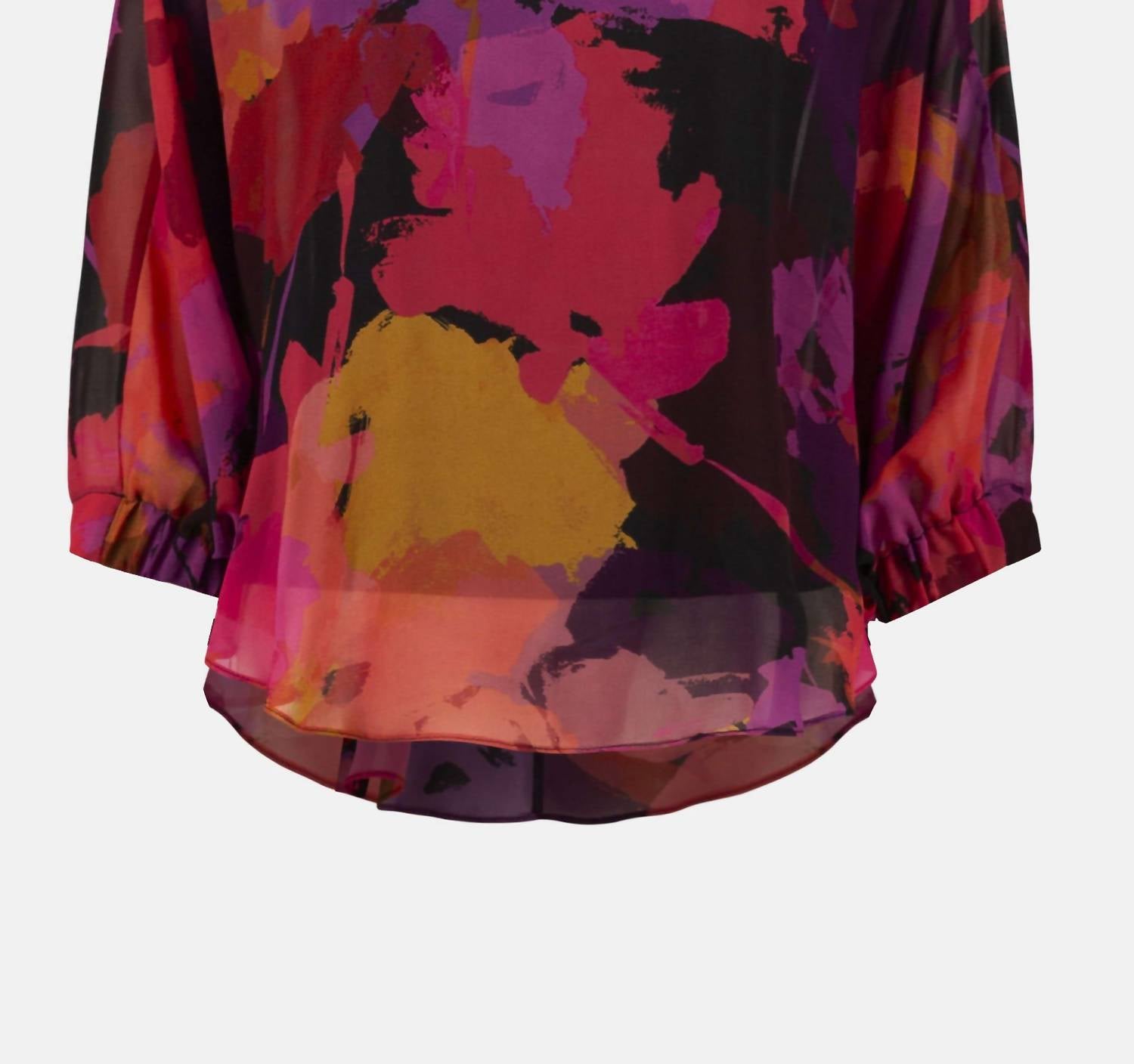 Joseph Ribkoff - Flower Tunic Blouse