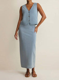 Z Supply - Noelle Jersey Denim Sleeveless Tank