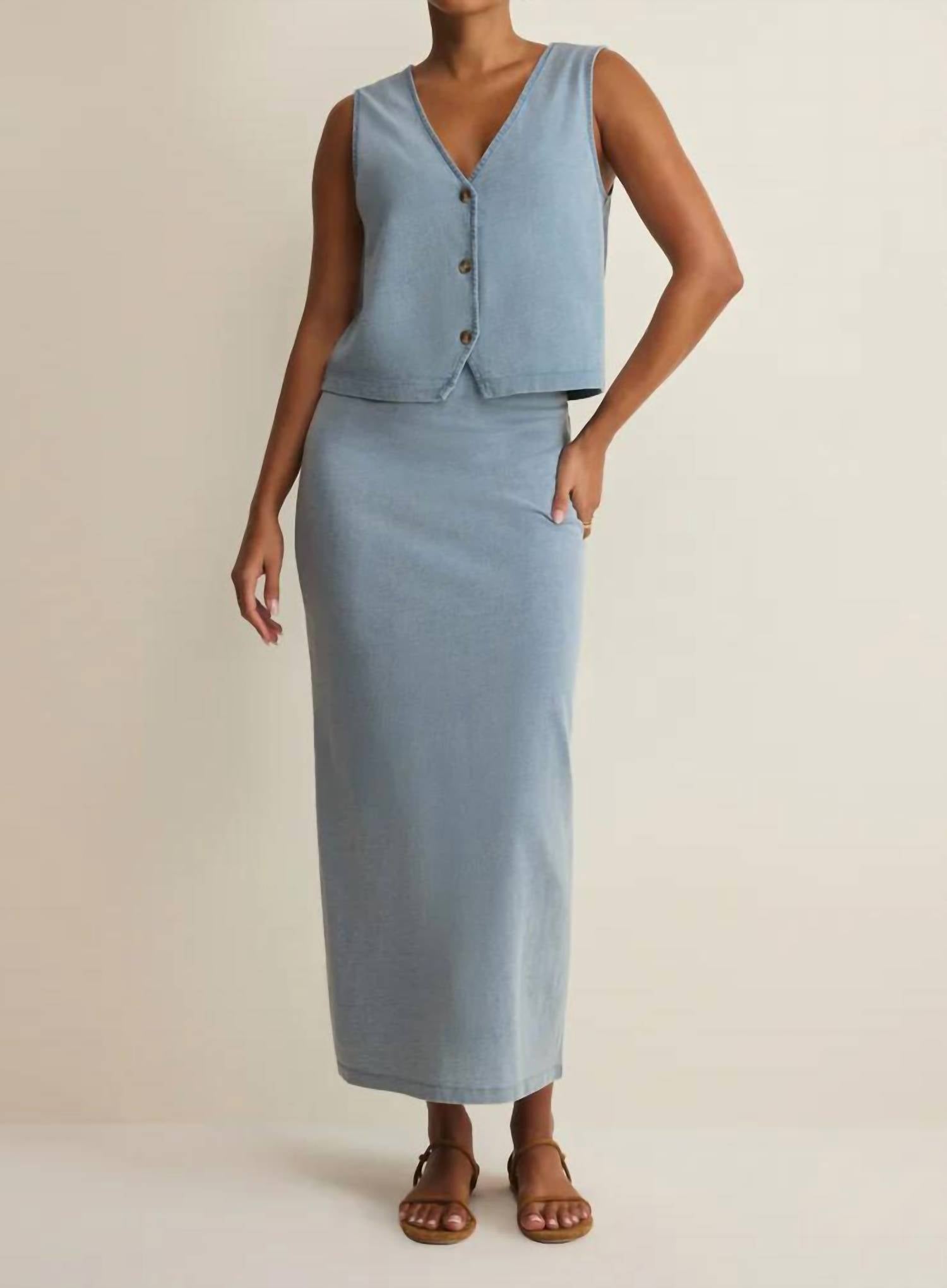 Z Supply - Noelle Jersey Denim Sleeveless Tank