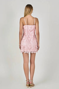 Endless Rose - 3D Sequin Lace Mini Dress