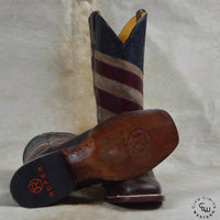 Null - Men's Old Glory Burnished American Flag Boots