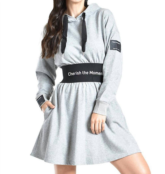 L'Atiste - Cherish the Moment Hooded Sweatshirt Dress