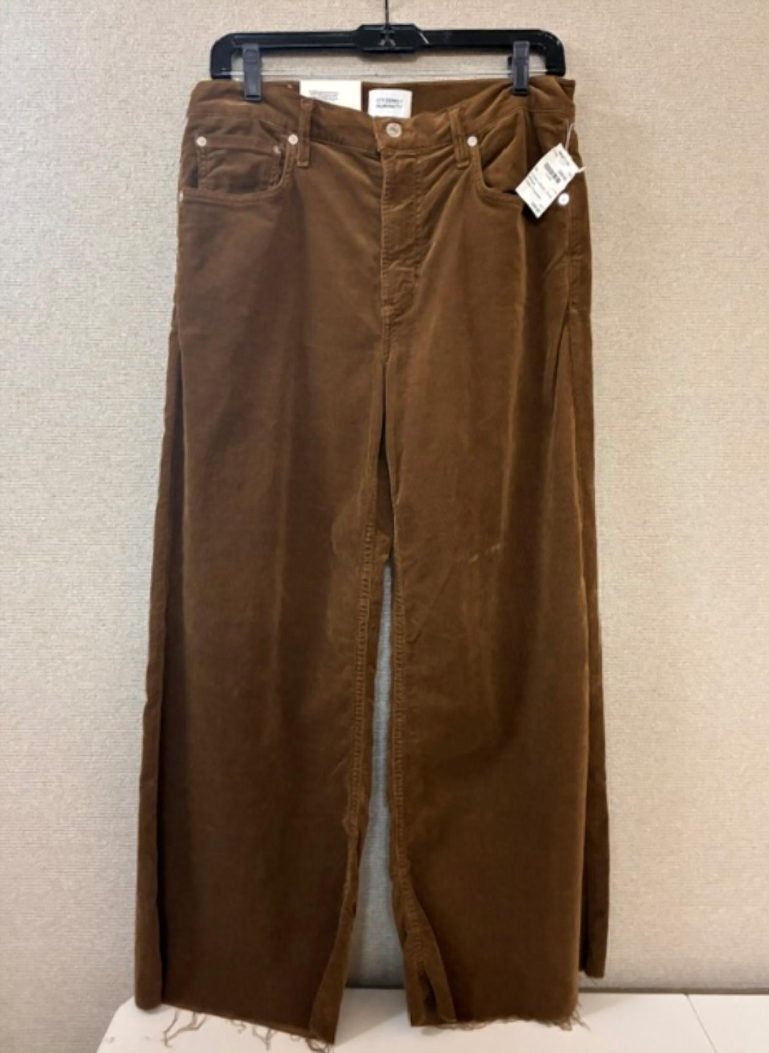 Citizens Of Humanity - Women's Lyra Wide Leg Cropped Corduroy Pants