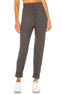 Free People Around The Clock Jogger in charcoal - women's pants