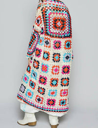 Pol - Long Sleeve Crochet Cardigan