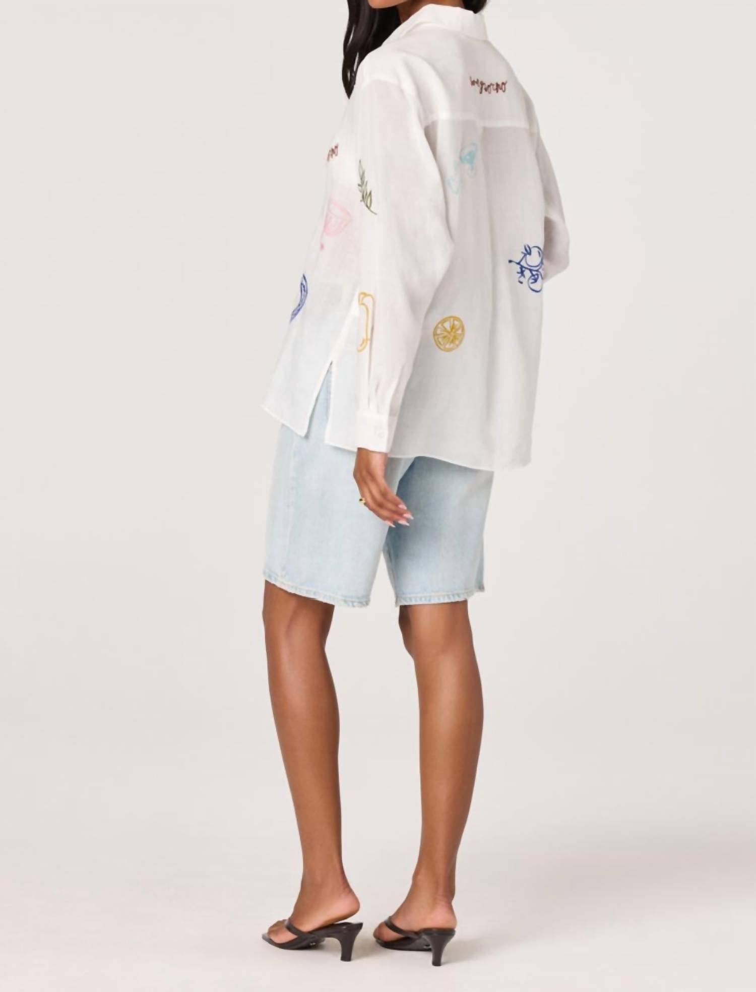 Astr - Trace Button Front Picnic Shirt