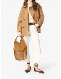 vanessabruno Gustin Jacket in camel - women's jacket - alternate view