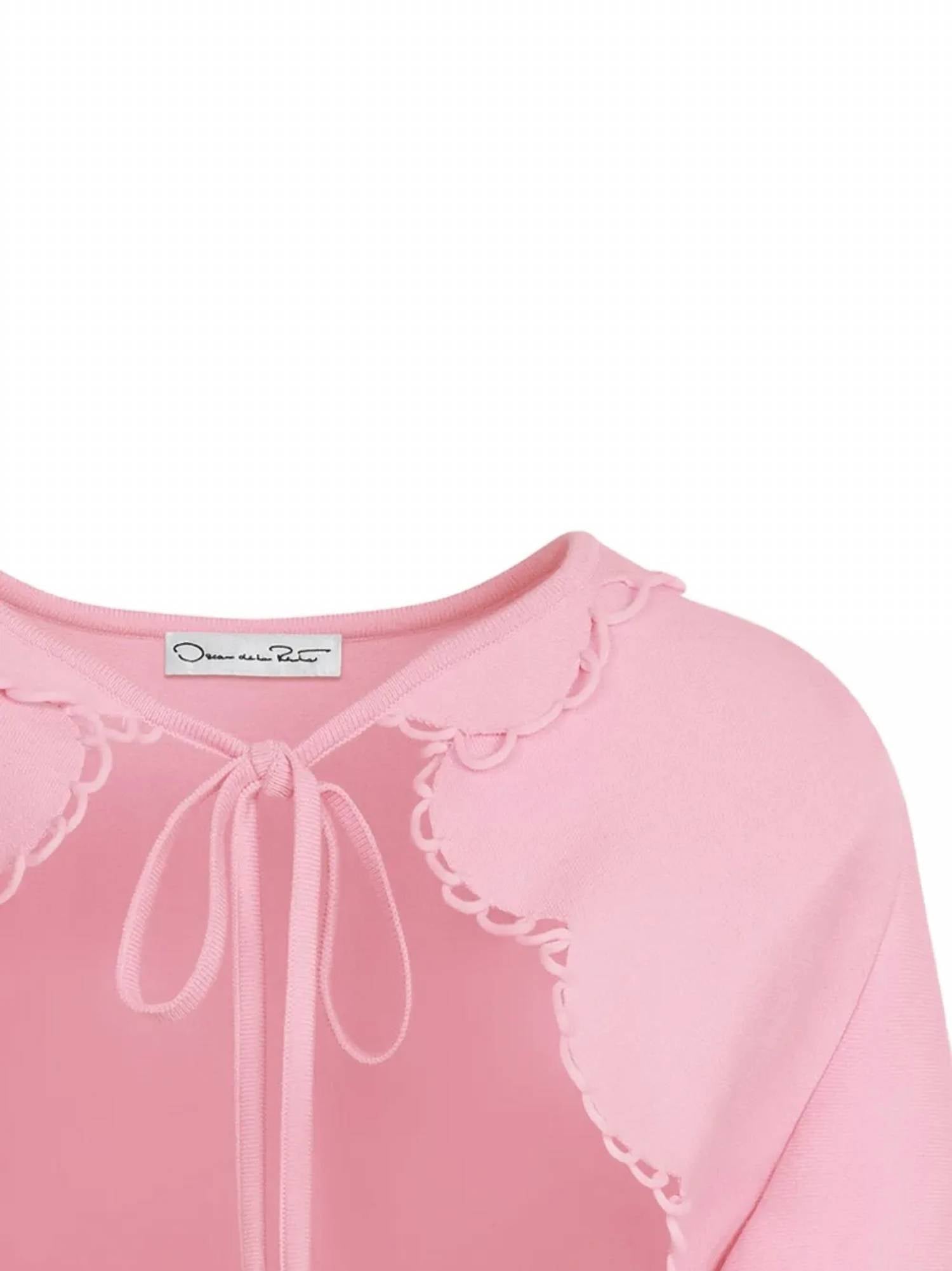 Oscar De La Renta - Women's Scalloped Knit Bolero