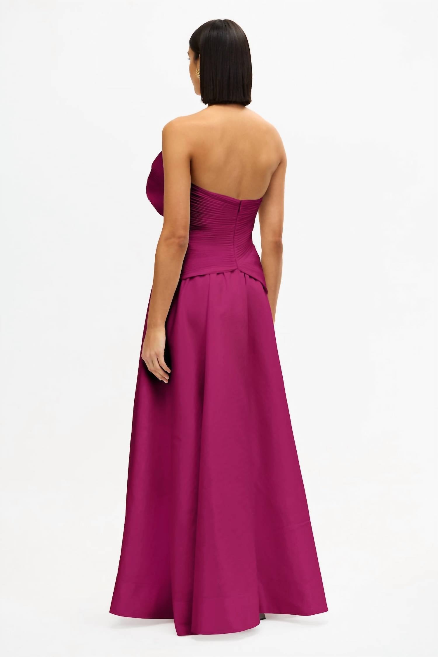 ACLER Sageston Maxi Gown in iris - women's dress - alternate view