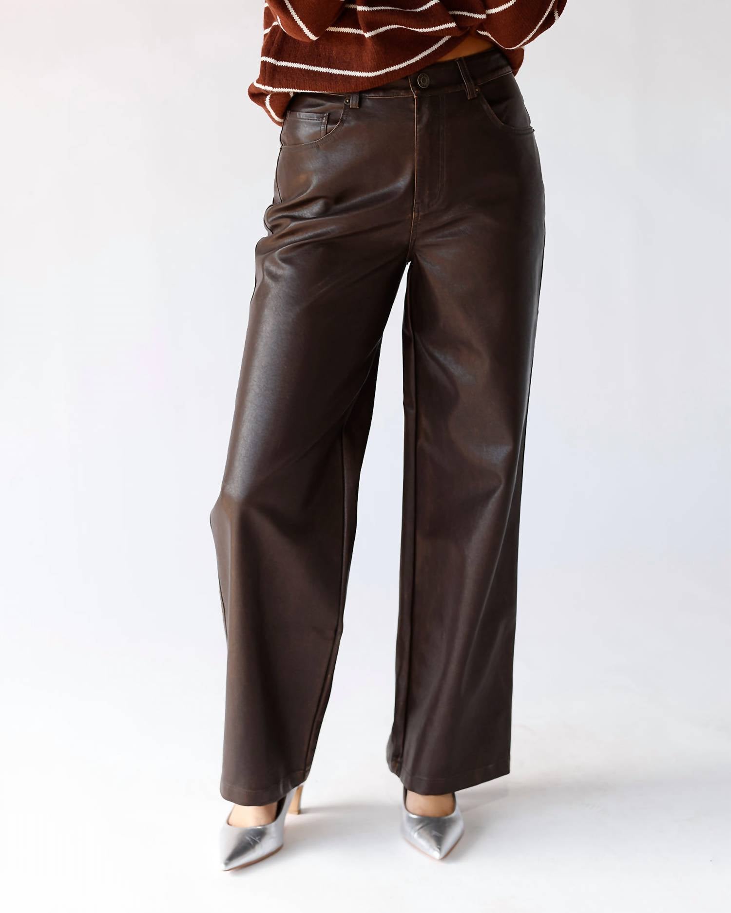 Skies Are Blue - Mayhem Faux Leather Pants