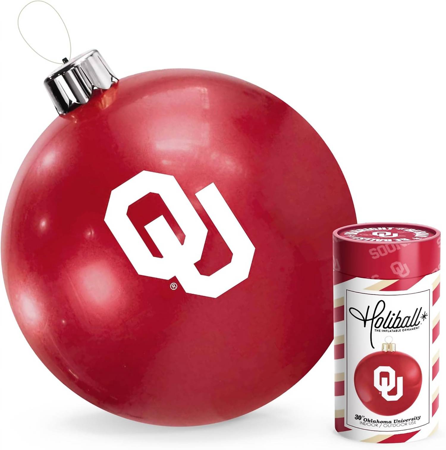 Holiball - Oklahoma University Inflatable Ornament