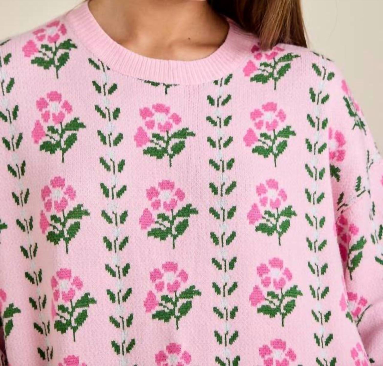 Mainstrip Marilla Sweater in pink - women's sweater - view 4