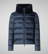 Save The Duck - Mei Faux Fur Trim Quilted Jacket