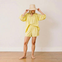 Sunshine Tienda - Lucia Long Blouson Sleeves Top