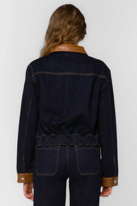 Velvet Heart - Delphia Cropped Denim Jacket