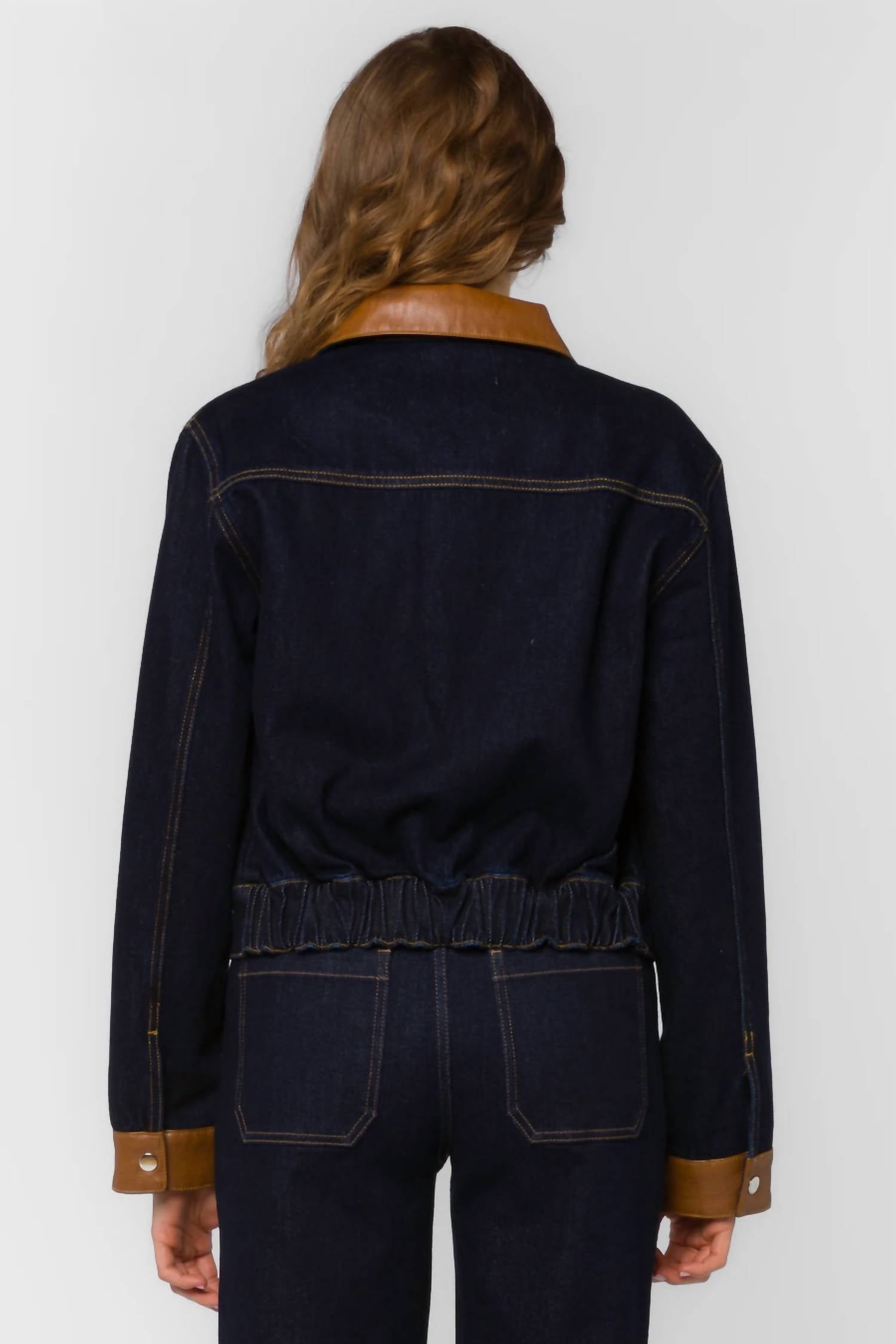Velvet Heart - Delphia Cropped Denim Jacket
