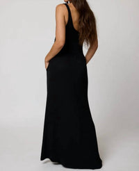 Stillwater - Rib Double Scoop Maxi Dress