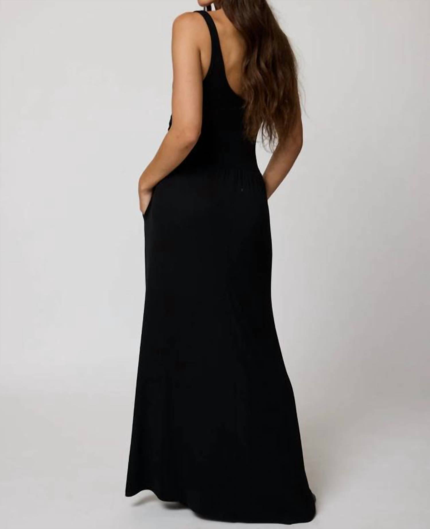 Stillwater - Rib Double Scoop Maxi Dress