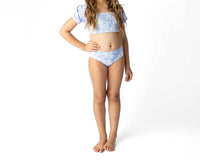 Shade Critters - Smocked Puff Sleeve Two Piece Swimsuit