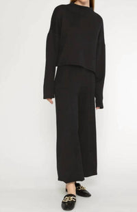 Ripley Rader - Sweater Knit Wide Leg Cropped Pant