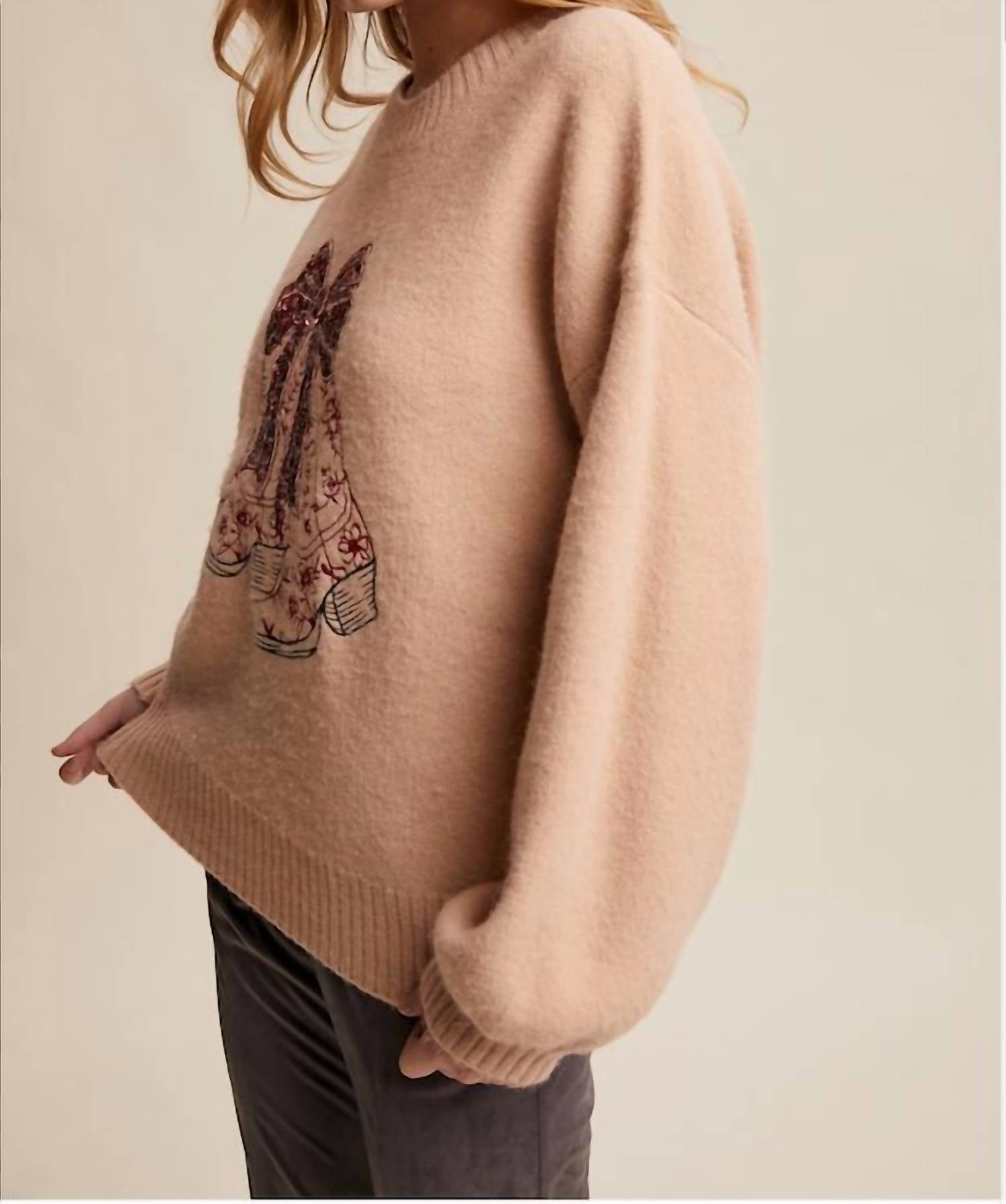 Listicle - Boots & Bows Sweater
