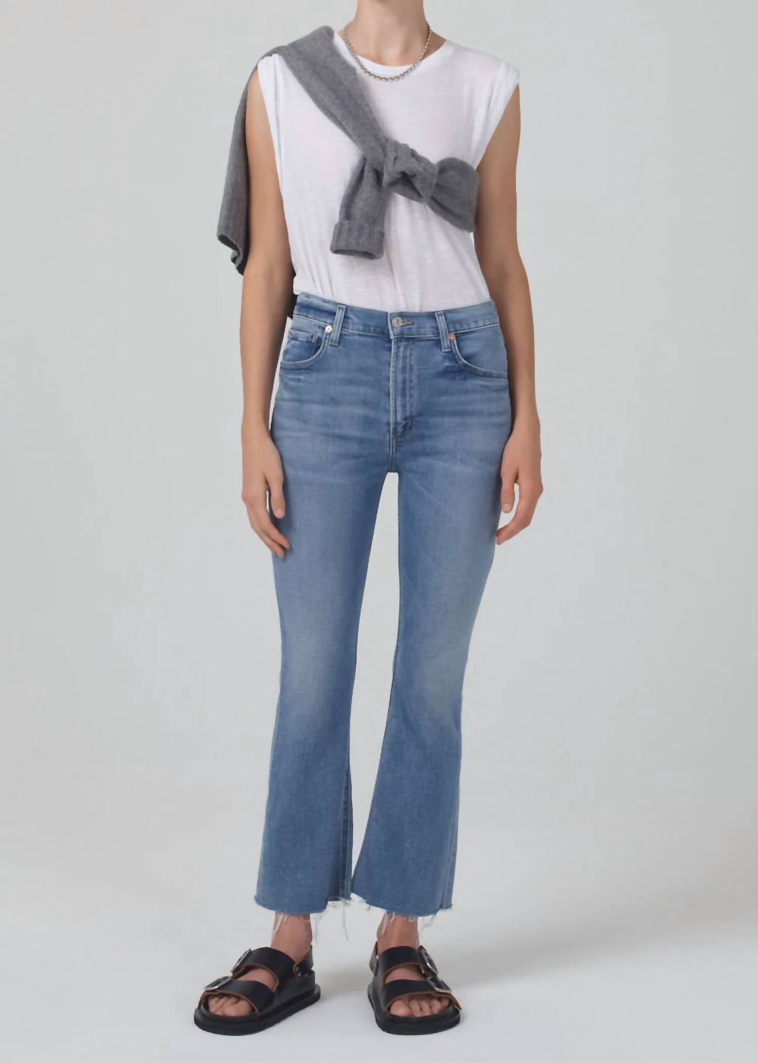 Citizens Of Humanity - Isola Mid Rise Cropped Boot Jean
