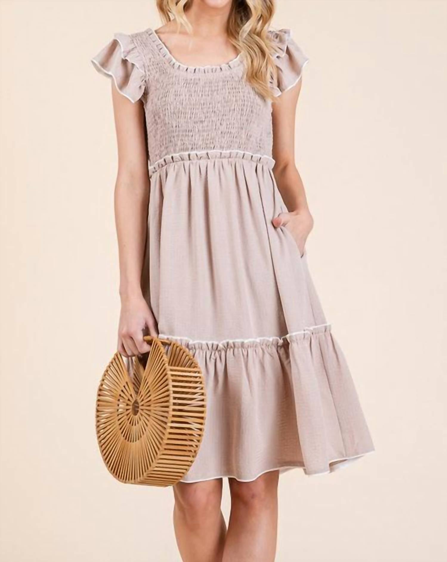 Lime N Chili - Ruffle Smock Dress