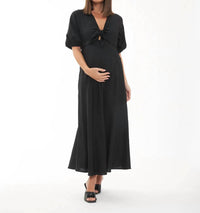 Ripe - Camille Tie Front Linen Dress