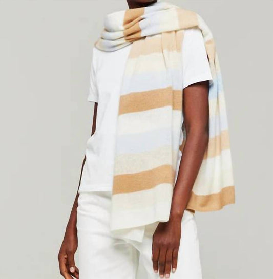 Brodie Cashmere - Stripe Cashmere Travel Wrap