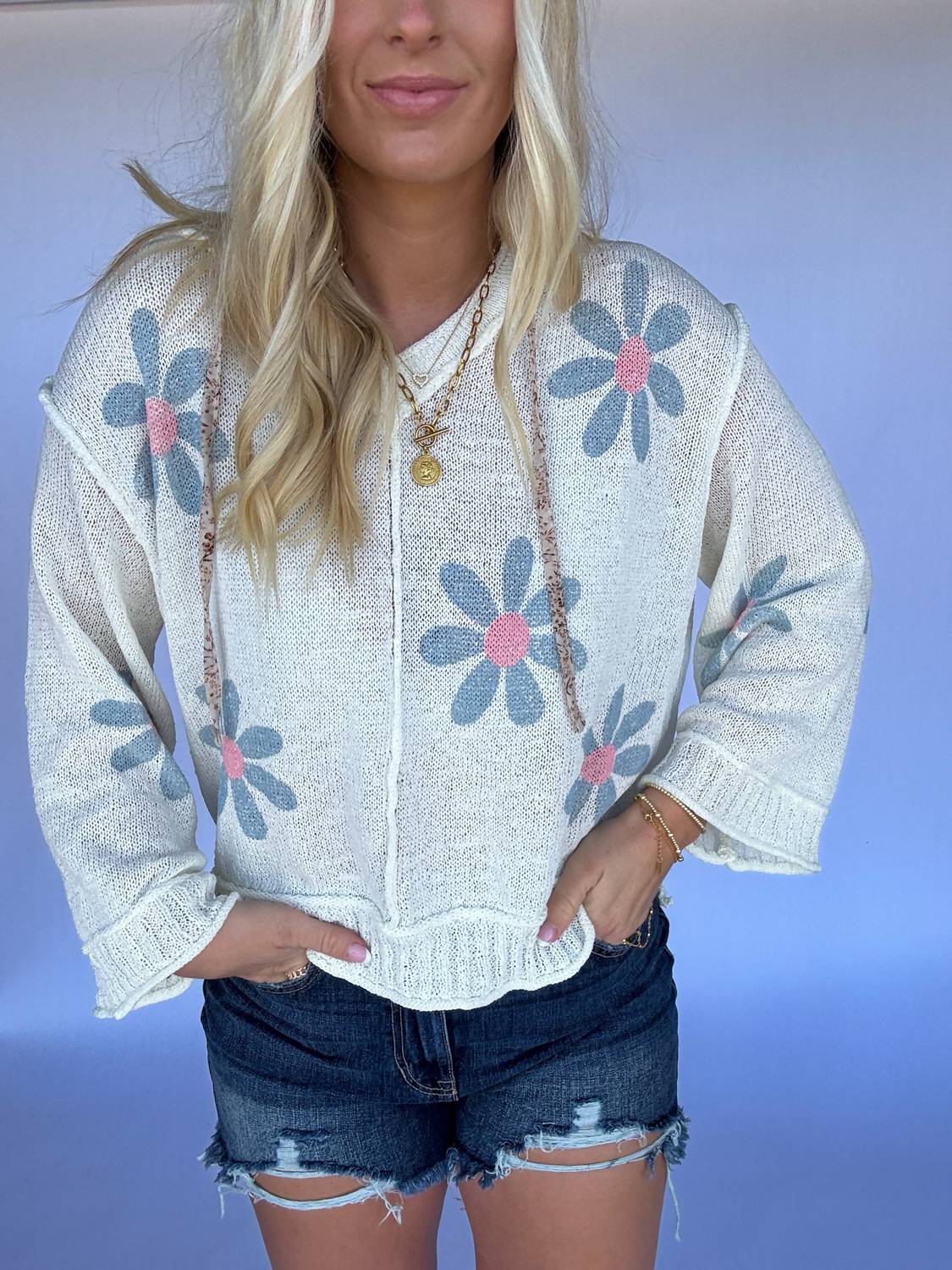 Pol - Golden Days Lightweight Sweater
