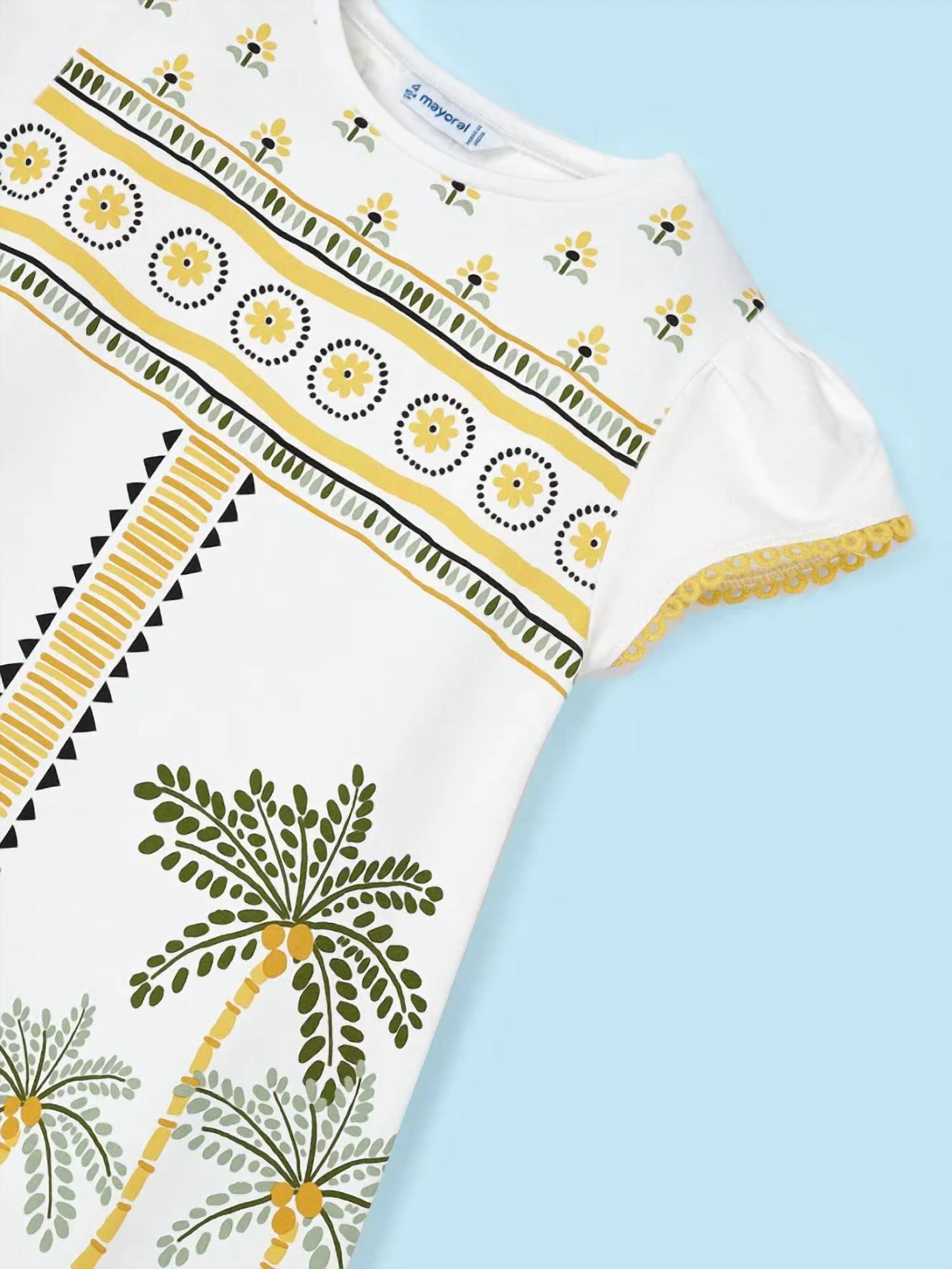 Mayoral - Girl's Palm Trees Dress