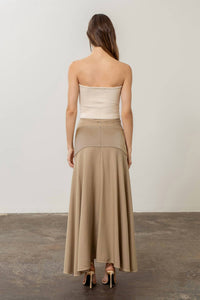 Moon River - Valerie Strapless Knit Top
