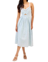 0 Limit Fashion - Embroidered Natalie Midi Dress