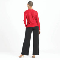 Clara Sun Woo - V-neck Long Sleeve Top