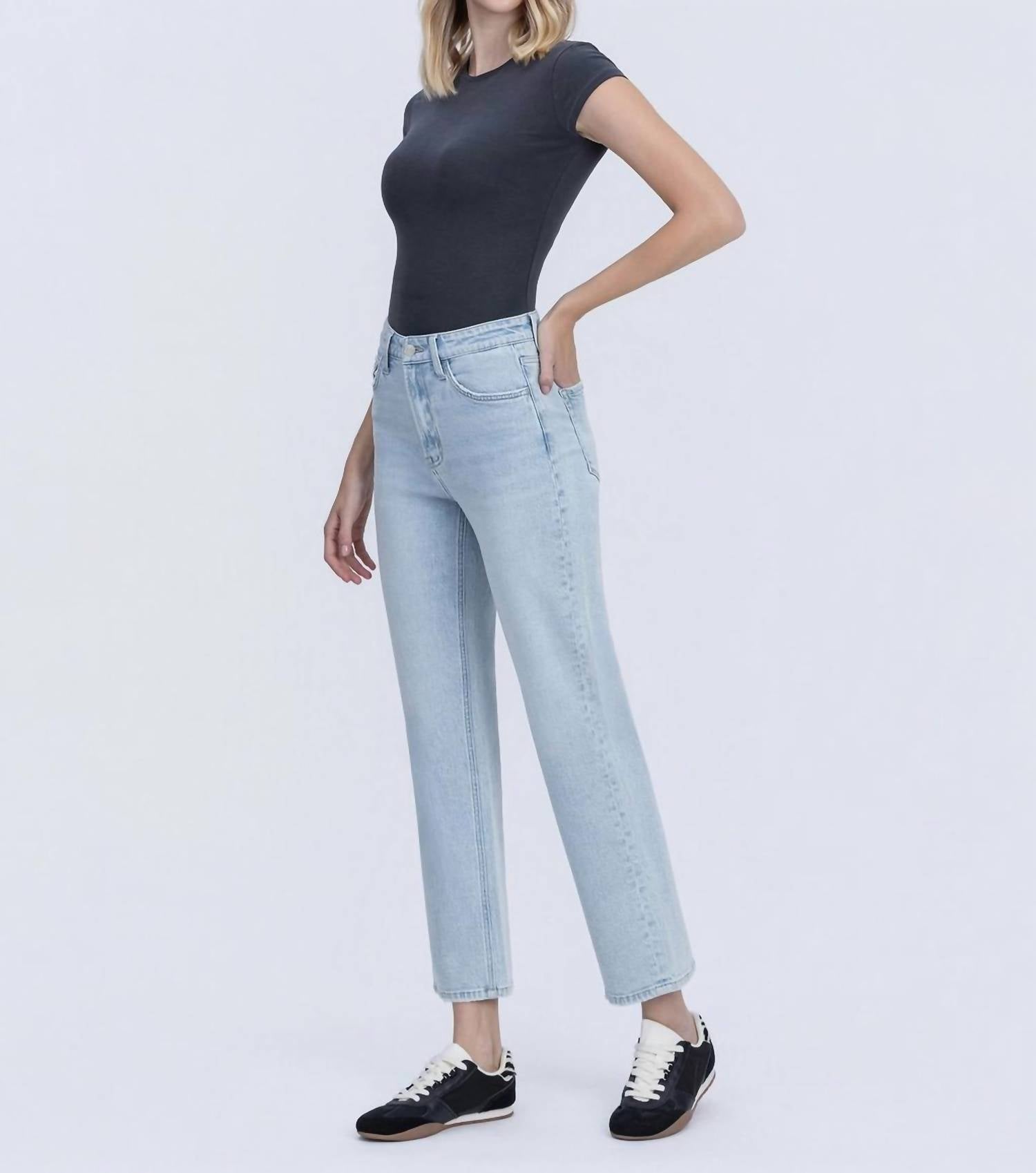 Vervet By Flying Monkey - Super High Rise Tapered Leg Jeans