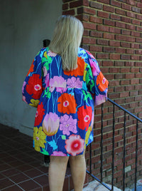Thomas & Co - Floral Puff Sleeve Dress