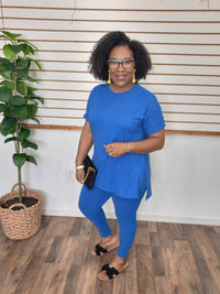 Zenana - Short Sleeve Lounge Set