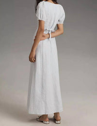 Reformation - Cherise Linen Midi Dress