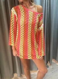 Olivaceous - Phoenix Long Sleeve Crochet Cover Up