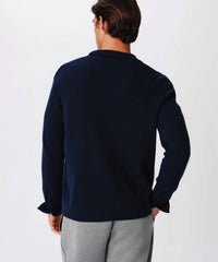 Atm - Merino Wool Cotton Cashmere Blend Cardigan Jacket