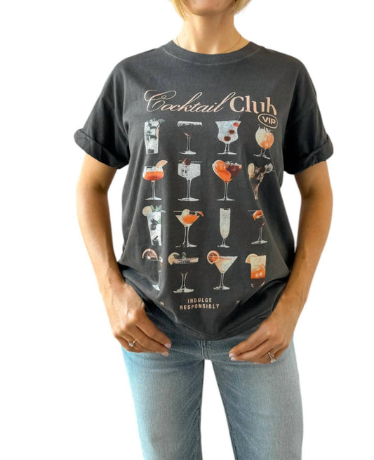 Girl Dangerous - Cocktail Club Tee Top