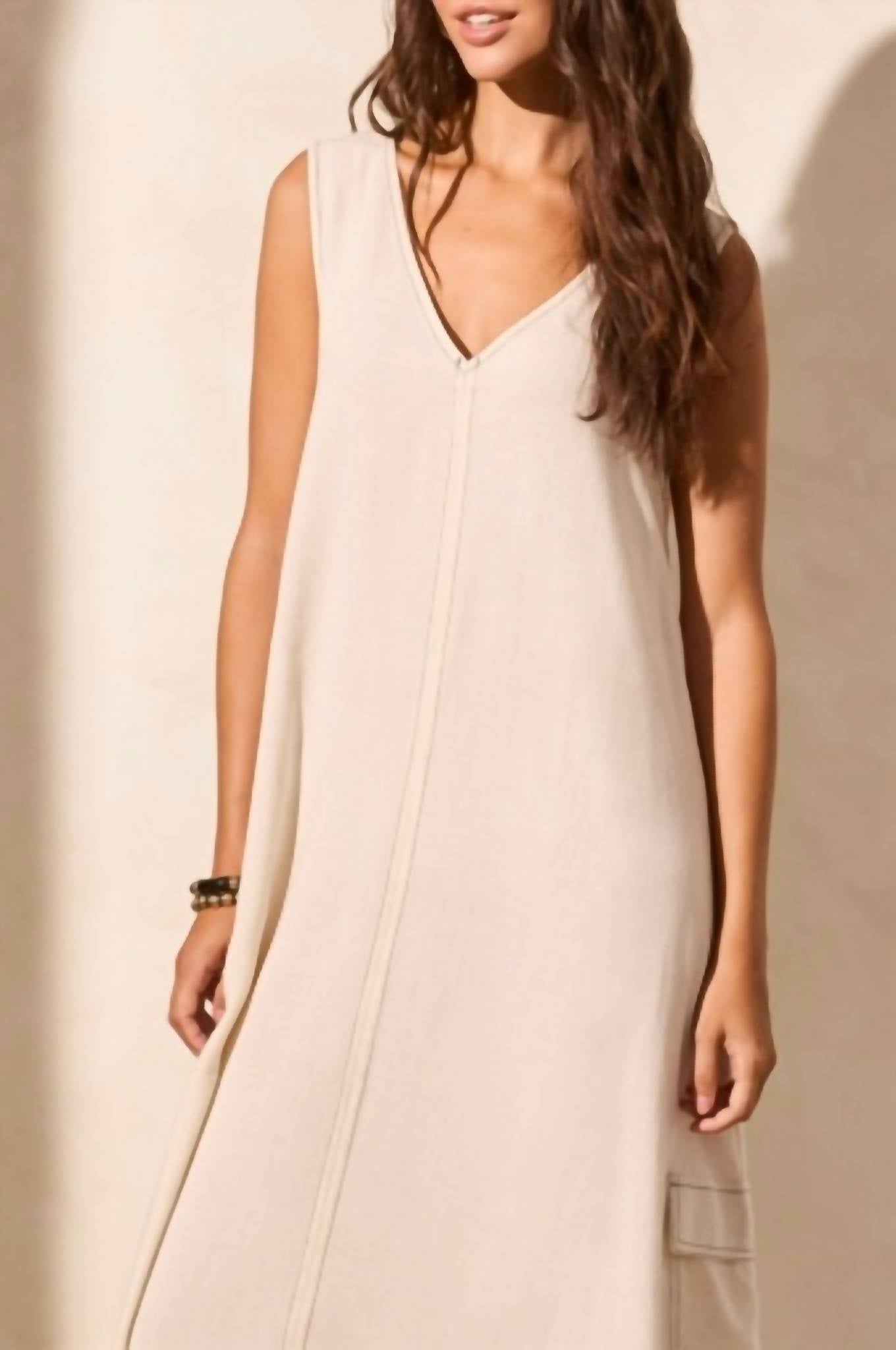 Tribal - V Neck Cargo Dress
