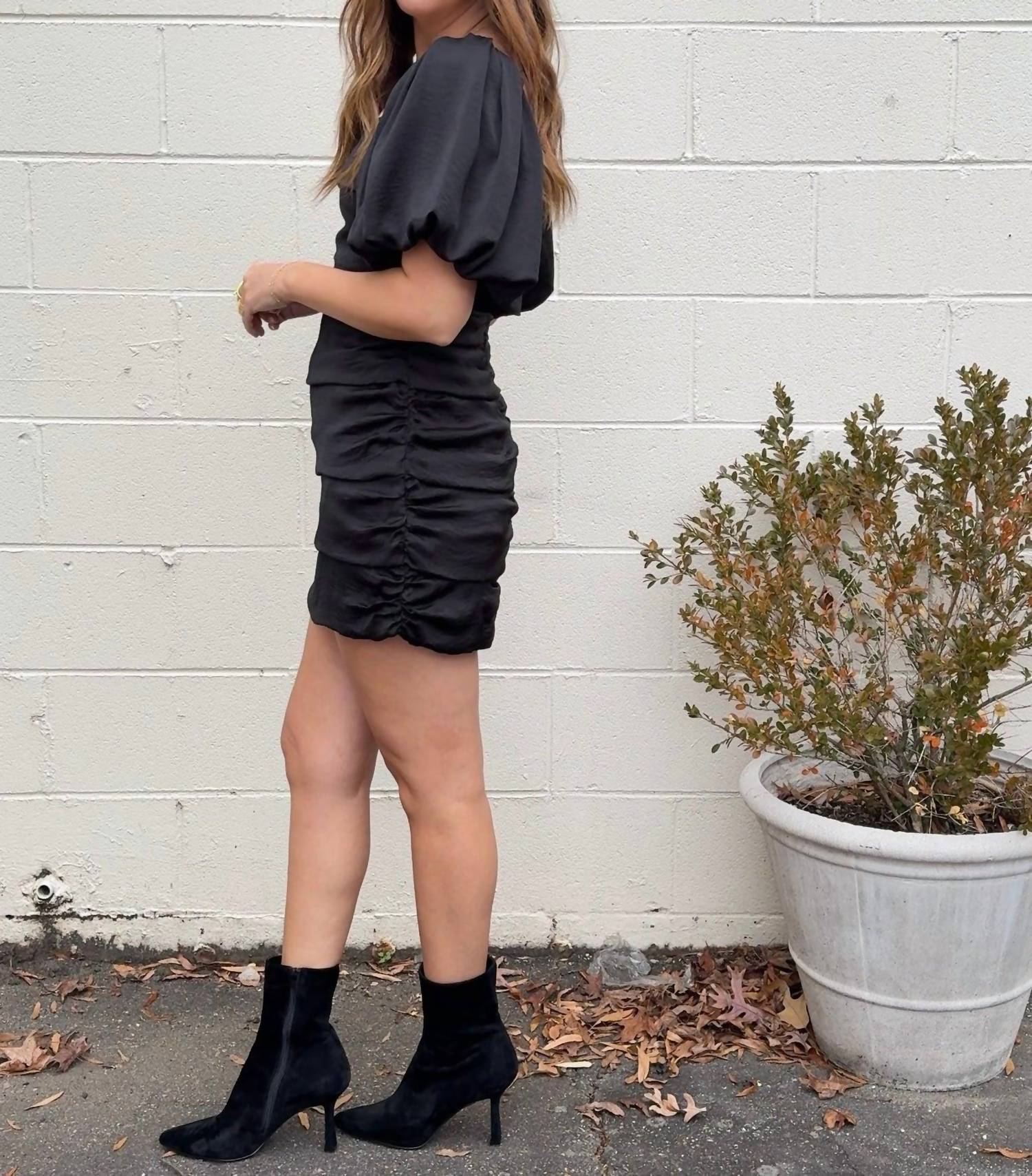 Crescent - Slip Into Satin Mini Dress