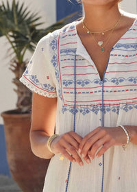M.A.B.E. - Elsa Embroidered Sundress